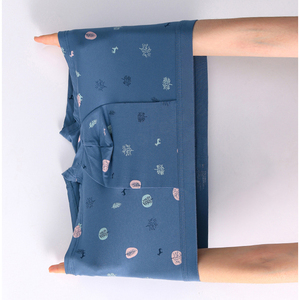 <b>Men's</b> Printed <b>Trunks</b> Micro Modal Fabric Soft Feels 4 Way Stretch <b>Mens</b> Underwear Boxer Brief With Super Soft Waistband - Product Image 5