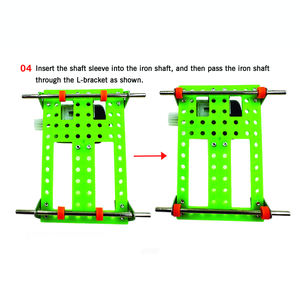Gran oferta DIY niños educativos STEM aprendizaje Robot vehículo controlado por cable ciencia e ingeniería juguetes para niños - Product Image 6