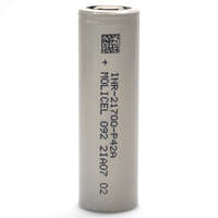 Batterie INR21700 originale 3.6V MOLICEL P42A 4200mAh, décharge maximale 45A, décharge à -40 degrés, batterie basse température fabriquée à Taïwan