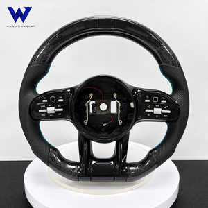 Volante in Carbonio Forgiato di Alta Qualità con Display OBD, Compatibile con Mercedes Benz W204 <span class=keywords><strong>W205</strong></span> W212 W213 X166 - Product Image 1