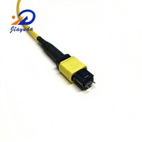 Cable de Distribución Óptica de Grado Operador de 12 Fibras MPO a LC, G.657A2 G.657A1 G.652D, Cable Jumper de Conversión de Baja Pérdida SM Fan-out