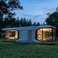 Maisonnette personnalisable, maison capsule, maison préfabriquée moderne, maison modulaire pour jardin, ADU, pod de glamping, villa, maisonnette d'appoint