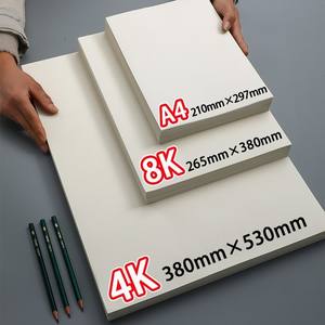 Deli 73942 marqueur de croquis en <span class=keywords><strong>papier</strong></span> 8K, <span class=keywords><strong>dessin</strong></span> spécial épaissi, <span class=keywords><strong>papier</strong></span> <span class=keywords><strong>blanc</strong></span>, livre d'images, école primaire, gouache d'art - Product Image 1