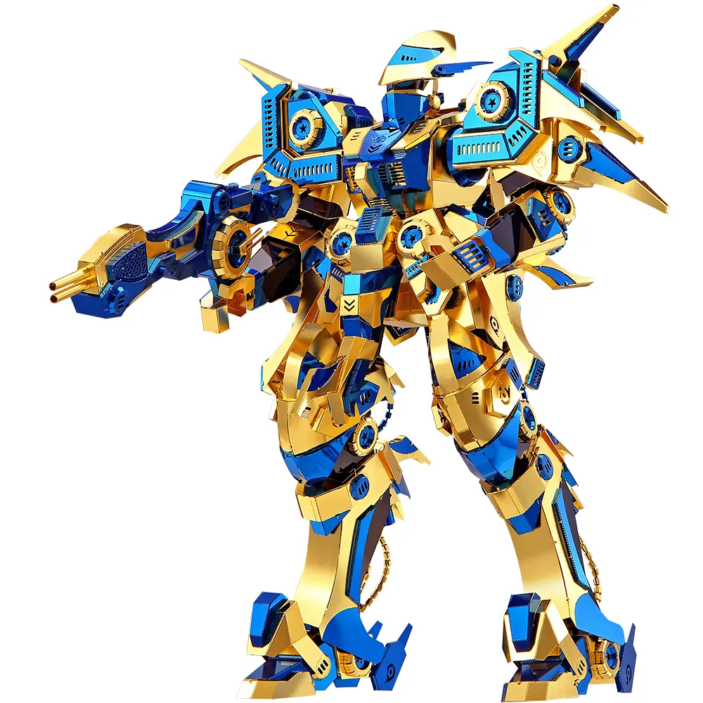 Novelty Gifts Piececool Puzzle Wholesale Robot Building Toys SKY DOMINATOR Metal Model Kits 3d Mecha Puzzle For Adults