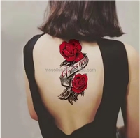2024 autocollants de tatouage les plus populaires pour femmes hommes taille du corps étanche faux papier de tatouage Laser