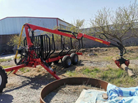 Remorque forestière Farma, remorque à grue forestière Farma, remorques forestières Farma avec grappin