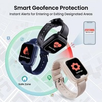 Bracelet intelligent de suivi de la pression artérielle, écran tactile, détection de chute, appel SOS en une touche, positionnement GPS, pour personnes âgées