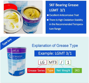 Grasa Lubricante de Alto Rendimiento JXY SKF LGMT 3/18 y LGMT3H/5, Grasa para Rodamientos de Alta Temperatura, Aceite Base SAE 1KG, Hecho en China - Product Image 3