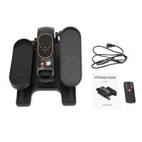 Vélo d'exercice portable pour la rééducation des jambes, mini-vélo elliptique réglable en vitesse à utiliser sous le bureau avec télécommande