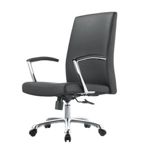 Chaise de bureau en cuir moderne et confortable 36019-B208/C208/C207 - Product Image 1