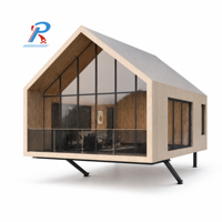 Maison préfabriquée en acier sur pilotis, bord de mer et montagne, multifonctionnelle pour l'hébergement, le bureau, les loisirs et les activités de plein air, personnalisable