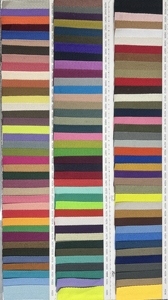 Sangle en toile écologique RPET effet coton à chevrons avec bord plié, résistante aux UV, pour garniture de vêtements durables - Product Image 2