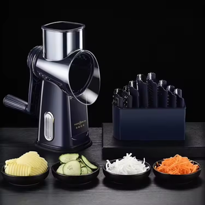 Bán Buôn 3 Trong 1 Thép Không Gỉ Bảng Điều Chỉnh Rau Vắt Tay Vòng Cắt Chopper Công Cụ Khoai Tây Slicer - Product Image 1