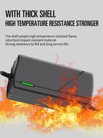 Chargeur de vélo électrique 36V/10A, chargeur de batterie au phosphate de fer de lithium 42V/43.8V, chargeur de batterie au lithium polymère, nouveau modèle