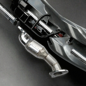 Tubo de escape de acero inoxidable para Alfa Romeo Giulia 2.0T, pulido a espejo, con escudo térmico, sistema de escape automático, producto RTS - Product Image 3