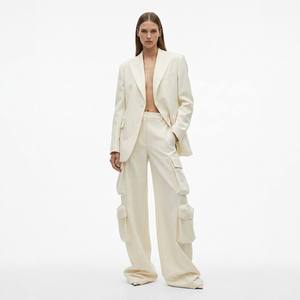 <span class=keywords><strong>Pantalon</strong></span> cargo taille mi-haute pour femmes de grande taille, entrejambe 34 pouces, <span class=keywords><strong>pantalon</strong></span> de travail tendance pour femmes avec poches, vente en gros personnalisée - Product Image 1