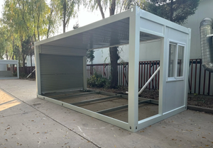 Casa Contenedor Portátil con Puerta Enrollable, Fácil Montaje para 2-3 Autos, Logotipo Personalizado, Uso en Hoteles, Estacionamiento Móvil y Tienda Abierta - Product Image 5