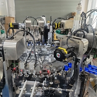 Machine d'assemblage de pompes à lotion NBTY, équipement de pressage de bouchons en plastique contrôlé par PLC, test de tenue, emballage cosmétique, garantie 1 an