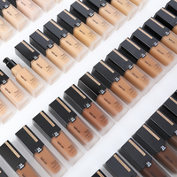 Fond de teint liquide vegan personnalisé, 104 couleurs, imperméable, couvrance totale, fini mat, crème de maquillage, marque privée, SPF