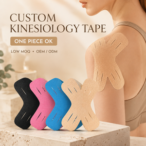 Bandes de kinésiologie prédécoupées personnalisées Xingda, bandes de soutien en forme de X pour l'épaule/le coude, bandes de kinésiologie pour soulager les douleurs sportives - Product Image 1