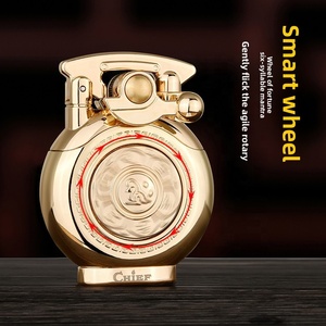Briquet à silex compact vintage en alliage de zinc CHIEF, rechargeable, pour huile et <span class=keywords><strong>kérosène</strong></span>, personnalisable avec logo, idéal pour cigarettes, cadeaux d'affaires, portable - Product Image 3