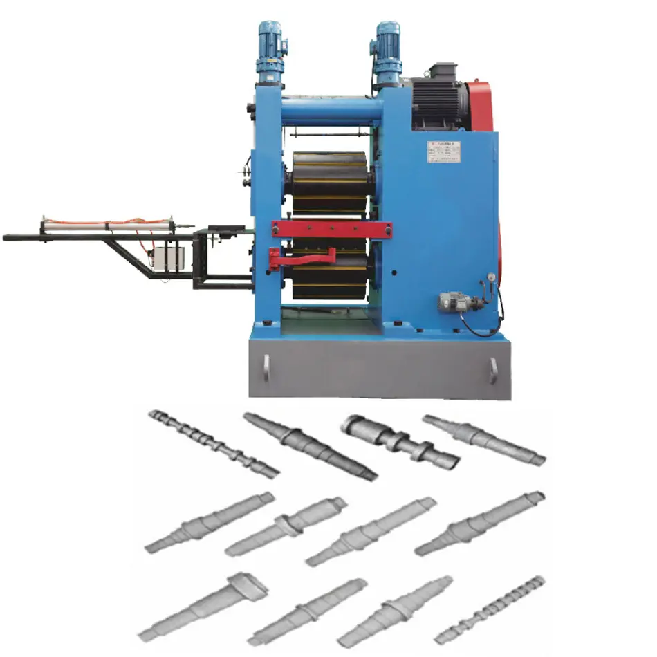 Máquina de forjado de Metal, máquina de fabricación de piezas de automóviles, molino de rodamiento de cuña cruzada de doble rodillo