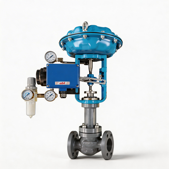 Industrial Pneumatic Proportional Control Valve for Water Flow Pressure Regulation with Smart Digital Controller