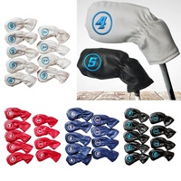Cubiertas de cabeza de palo de golf Fundas protectoras de putter Cubiertas de sombrero unisex Nylon Resistente a los arañazos Resistente al desgaste Fábrica