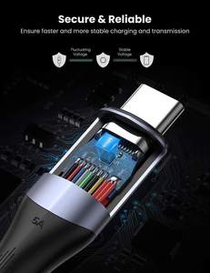 Cable <span class=keywords><strong>USB</strong></span> <span class=keywords><strong>C</strong></span> 3.1 Gen 2 de 10 Gbps UGREEN US355, Cable <span class=keywords><strong>USB</strong></span> <span class=keywords><strong>C</strong></span> a <span class=keywords><strong>USB</strong></span> <span class=keywords><strong>C</strong></span> con Salida de Video 4K, Carga Rápida de 100 W para iPhone 16 - Product Image 5