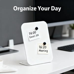 Hiện đại bền Máy tính để bàn <span class=keywords><strong>Memo</strong></span> Board lưu trữ từ tính tùy chỉnh kích thước kim loại hiển thị hình ảnh đứng văn phòng lập kế hoạch cafe tùy chỉnh - Product Image 4