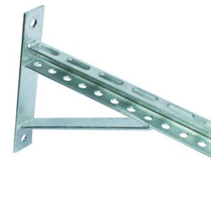 Supports cantilever galvanisés à chaud ASTM Q235 ODM OEM avec plaque murale à bras renforcé et profil en U soudé pour fixation simplifiée - Product Image 1