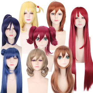 Parrucca per Cosplay LoveLive Sunshine: Yoshiko Tsujima, Hana Kido, Maru Kurosawa, Rusu Urasaka - Product Image 1