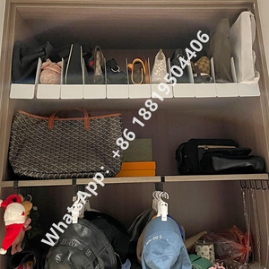 Separadores de estante de armario 4 unids/set armarios de acrílico transparente separadores de estante organizador de ropa partición para armario de dormitorio y - Product Image 6