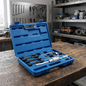 Gamela Blind <b>Bearing</b> <b>Puller</b> Kit and Slide Hammer Set (11-Piece Metal+Plastic English) for Engine Services with 1 Year Warranty - Product Image 3