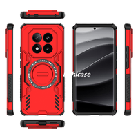 Couverture arrière de Dissipation thermique de charge sans fil magnétique Lichicase pour Redmi Note 15 15 Pro 15 Pro Plus Armor Case