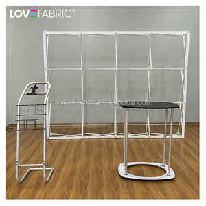 पोर्टेबल एल्यूमीनियम वक्र पॉप अप पृष्ठभूमि के लिए 4x3 स्टैंड-कैसे प्रदर्शनियां और बूथ - Product Image 3