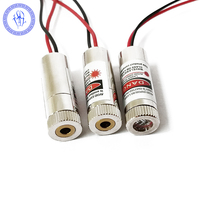 Tête laser 650 nm 5 mW, tube laser à focalisation réglable, module laser rouge 3~5 V pour le positionnement de la visée