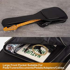 Échantillon gratuit étui de guitare Oxford coloré personnalisé étanche conçu en usine sac acoustique - Product Image 6
