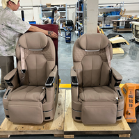 Siège de capitaine VIP à gravité zéro avec ventilation, chauffage, massage et écran tactile, ottoman pour Mercedes Vito Sprinter Alphard