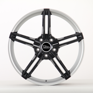 रिज़ो जाली हल्के 21 इंच रिम्स ने 5x130 मिश्र धातु रिम्स को 5 एक्स एलॉय रिम्स के लिए पांच बोए एल्यूमीनियम जाली पहियों - Product Image 3