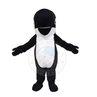 Costume de mascotte requin bleu foncé personnalisé en EVA pour adultes - Idéal pour le carnaval et les fêtes