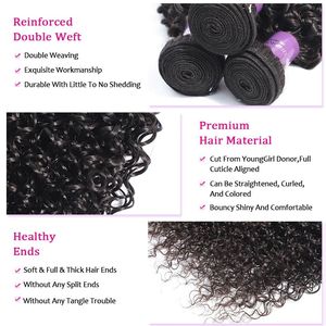 ผมมนุษย์แบบ Afro Kinky Curly แท้ 100% แบบ Remy ไม่ผ่านการแปรรูป สีธรรมชาติ เย็บสองชั้น น้ำหนัก 50 กรัม สำหรับต่อผม - Product Image 4