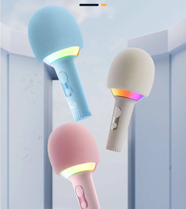 Wholesale Handheld Karaoke <strong>Microphone</strong> with Integrated Speaker Audio System Wireless <strong>4</strong> in 1 Karaoke <strong>Microphone</strong> - Product Image 3