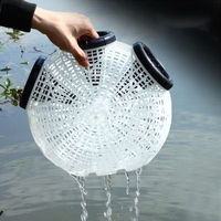 Filets de cage d'élevage de poissons Offre Spéciale Piège à loches en plastique Pièges à anguilles de pêche