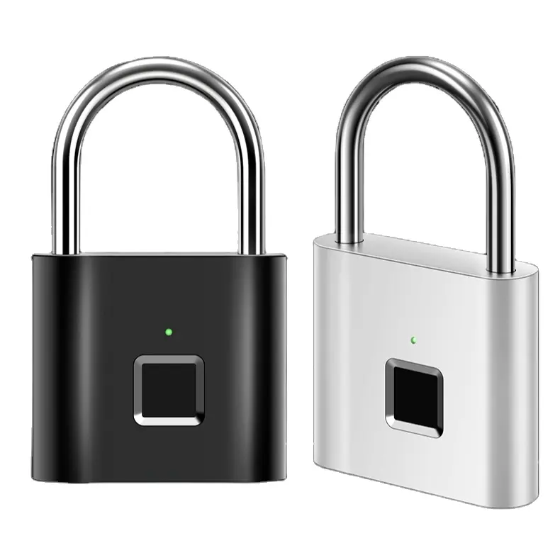 Zhhan ZH-656 New Innovation Iron Padlock Fingerprint Unlock Outdoor Waterproofing Locks For Doors