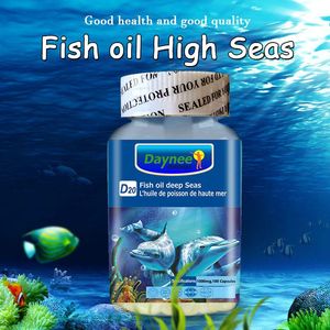 Integratore sanitario Daynee olio di pesce Deep Seas Softgel Capsule Omega 3 olio di pesce Gel morbido per DHA EPA salute del cervello - Product Image 5