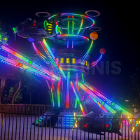 Grand avion rotatif autocontrôlé de haute qualité, personnalisé pour enfants, pour parcs d'attractions et fêtes foraines