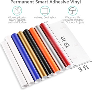 Diylobby Smart Vinyl Adhésif 30 Feuilles Compatible pour <span class=keywords><strong>Cricut</strong></span> <span class=keywords><strong>Maker</strong></span> 3/Explore 3 Smart Adhesive Vinyl Sheets Outdoor Vinyl - Product Image 6
