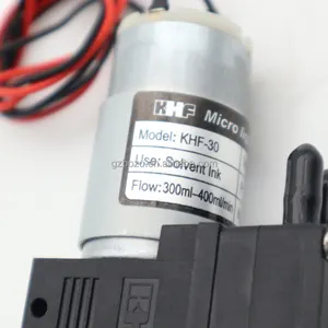 Pompe à encre solvant KHF-30 pour pièces de rechange d'imprimante grand Format DC 24V 7W 300-400 ml/Min Micro pompe liquide pour imprimante à jet d'encre