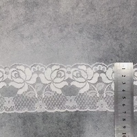 Dentelle en polyester et nylon non extensible, garniture en dentelle pour vêtement ecclésiastique